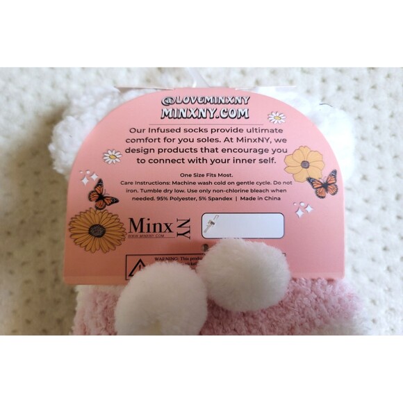 Mommy & Me matching Bunny Aromasoles Lavender Shea Butter Infused Slipper Socks - Picture 5 of 7